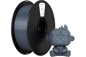 kexcelled PETG Filamento per Stampante 3D 1,75 mm +/- 0,03 mm, Resistente alle Basse Temperature, Adatto a la Maggior Parte delle Stampanti FDM, Bobina da 1 kg (2,2 lbs), Grigio Blu
