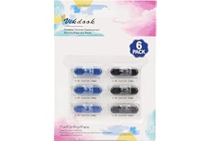 VIKDOOK Lame de rechange pour coupe-papier Cricut Portable Trimer de 30,5 cm et 33 cm - Lame de rechange pour Cricut Timmer (6 paquets, 3 lames de coupe et 3 lames de marquage)