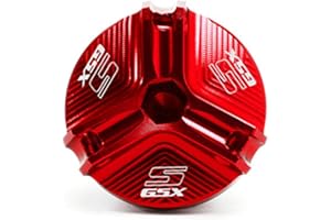 VSKTE FIT FÜR SUZUKI GSX-S 1000 GSXS 750 GSX S 1000 F 2010-2021 Motorrad-Zubehör-Motoröl-Filter-Becher-Stecker-Abdeckungsschraube Schutz (Color : Red)
