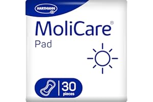 MoliCare Pad Day: Assorbenti per incontinenza per una protezione discreta durante il giorno in caso di lieve debolezza della vescica, 30 assorbenti