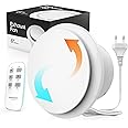 SBONNI Extractor Fan 150 mm - Quiet Bathroom Fan with Remote Control, 2 Directions and 2 Speeds - Toilet Fan with Memory Function, Ceiling Mounting, Wall Mounting for Bathroom, Kitchen, Toilet,