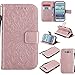 Produktbild Galaxy S3 Hülle, Galaxy S3 Neo Hülle, Dfly Premium Slim PU Leder Mandala Blume prägung Muster Flip Hülle Bookstyle Stand Slot Schutzhülle Tasche Wallet Case für Samsung Galaxy S3 / S3 Neo, Rosen-Gold