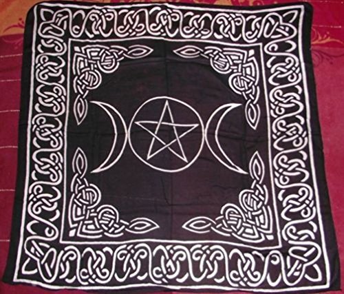 Triple Goddess mit Pentagramm, Altar Tarot-Decke