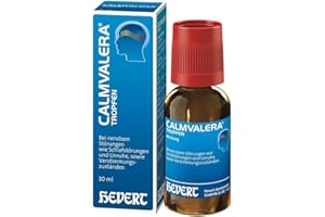 HEVERT Calmvalera Tropfen bei nervösen Schlafstörungen und Unruhe, sowie Verstimmungszuständen, 30 ml Lösung