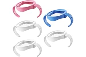 ZKFSIE 5 Pcs Mam Bottle Handles, 3 Colors Baby Bottle Handles Compatible for Philips Avent Natural Baby Bottles