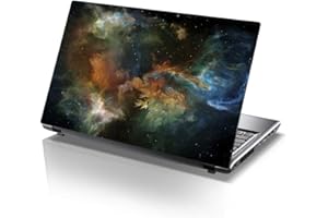15.6 INCH TAYLORHE SKINS TaylorHe 15.6 inch 15 inch Laptop Skin Vinyl Decal with Colorful Patterns and Leather Effect Laminate MADE IN England Colourful Clouds