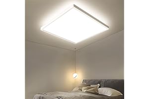 OTREN Plafoniera LED Soffitto Quadrata, 3000K Lampada da Soffitto LED Moderno, Plafoniera Bagno IP44 per Camera da Letto, Cucina, Soggiorno, Balcone, Ufficio, 30CM 2400LM