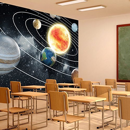 Sun & Planeten in unserem Sonnensystem Galaxy Raumtapete Fototapete in 8 Größen erhältlich Klein digital - 3