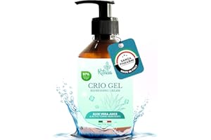 ‎RITALIA Ritalia® 250 ml cooling gel for lymp training organic improves blood circulation in varicose veins, spider veins, swollen legs and feet - Cryo gel with strong cooling effect