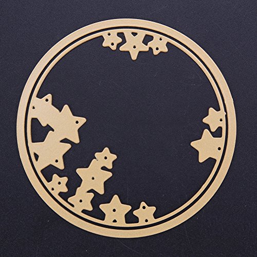 Amazingdeal365 2PCS Metall Form Stanzschablonen Schablonen Schneiden DIY Dekor Sammelalbum Karten Buchzeichen Lesezeichen als Geschenk für Freunde Geburtstag Kinder,Kindergarten Hobby Schule Handarbeit Unterricht usw. Ein tolles Geschenk! - 6