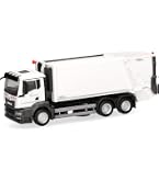 Herpa Blanc Tracteur Lourd Herpa 316958 1/87 MAN TGX GX 4 Essieux – Camion Lourd Blanc à Suspension Pneumatique