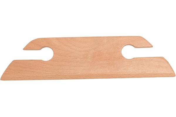 Navette de Tissage en Bois, Outil Polyvalent en Bois Massif, Compact et Léger, Idéal pour les Métiers à Tisser, les Métiers à Tisser de Table, les Amateurs et L'usage Domestique