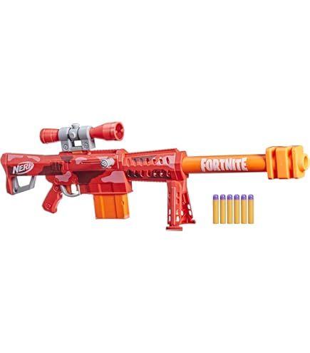 Nerf Fortnite Storm Scout Blaster, Removable Nerf Scope, 6