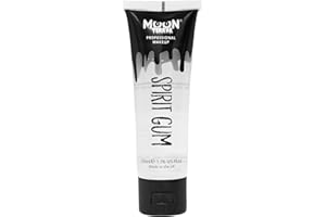 Pro FX Spirit Gum by Moon Terror | 50ml | SFX Make up for Halloween, Glue Adhesive Fix, Body Glue for Prosthetics Glitter Jewels Hair Wigs Special Effects Make up