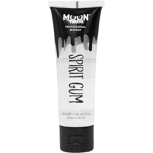 Moon Terror Pro FX Spirit Gum – 50 Ml, Professioneller Körperkleber Für Halloween & SFX-Make-up | Vegan, Wasserbasiert, Einfach Entfernbar