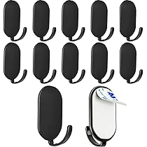 Paquet De 6 Crochets à Serviettes Autocollants, Patères En Acier