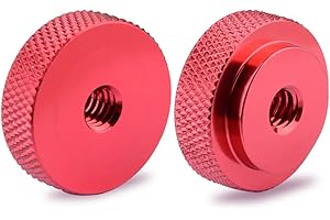 CAMVATE 1/4 "-20 weiblicher Daumenrad-Verschluss-Mutter-Adapter (2 Stücke)