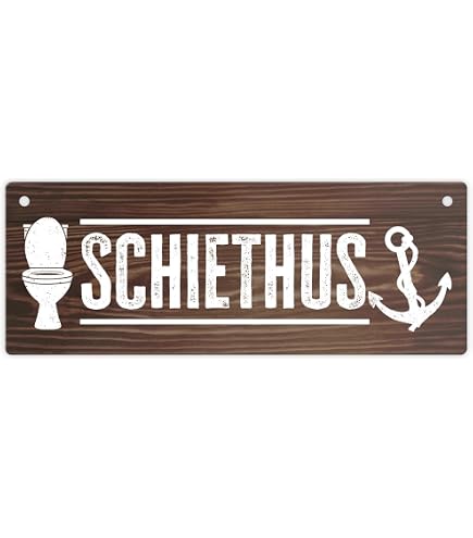 Blechschild "Badezimmer Regeln" – 20x30 Cm, Metall, Vintage-Design, Witziger Spruch, Deko & Geschenk