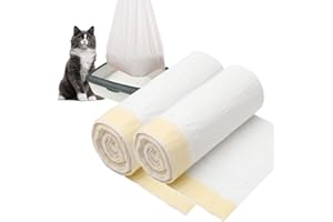 APOMOONS 2 rolki kuwety do kota ze sznurem do ściągania, gruba, odporna na rozerwanie, duza nośność, 79 x 45 cm