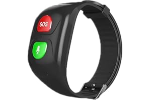 NXW SOS Armband GPS-Tracker Intelligentes GPS Armband GPS-Ortungsuhr Für Senioren SOS Notruf, GPS Ortung, Telefon, Hilfe Im Notfall