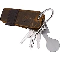 Portachiavi In Pelle Con Cerniera - Organizzatore Chiavi Auto, Impermeabile, 12x7.5cm - Foto 10