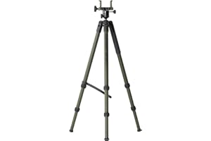 BOG DeathGrip Treppiede Infinite in alluminio con struttura resistente testa a sfera a 360 gradi sistema di montaggio ArcaSwiss a sgancio rapido e piastra ottica per caccia tiro vetri ed esterni