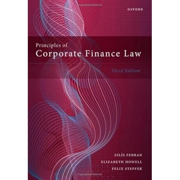 Corporate Finance Law: Principles and Policy: Amazon.co.uk