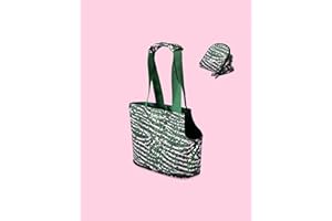 United Pets Lazy Dog Bag - Bolsa de Transporte para Perros pequeños, Ligera, Plegable, Camuflaje, Verde y Rosa, 250 g. Transportín para Perros, Talla única