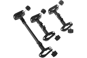 fatteryu 3Pcs Baby Cart Assemble Connector Joint Linker Adjustable Length Twin Baby Stroller Connect Adapter Outdoor Toddler Accessory