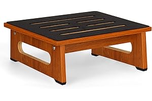 QIANBAIYI Un marchepied en Bois de 14CM pour Adultes et Personnes âgées avec revêtement en Caoutchouc antidérapant, pour l'intérieur et l'extérieur, Aide au Lever en Bois Portable pour Salle de Bain