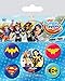Produktbild DC Super Hero Girls - Logo's, Abzeichen, 10 x 12.5 cm