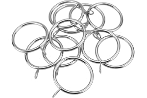 Tbestmax Large Curtain Rings Hanging Rin for Curtains and Rods, 42 mm/1.6 in Internal Diameter 40 Pack