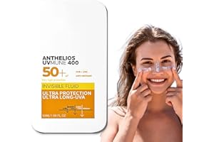 OUHOE Sunscreen SPF 50+, UVmune 400 Invisible Fluid Sun Cream SPF50+, Face Sunscreen, Suncream Factor 50 for Face, Ultra Light UV Protetion Suncream, Waterproof Sun Cream SPF 50, UVA & UVB Protetion