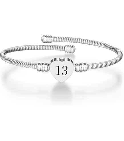 bracciale con cuore lettera F - Gioielli di Luisa Maione