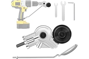 Dreafly Blechknabber, einfach zu bedienender Blechschneider zum Schneiden von Blechen, elektrischer Bohrplattenschneider, Blechknabber, präzises Schneiden, tragbares Blechschneidewerkzeug-Zubehör