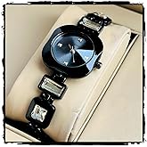 styledose Luxury Round Dial in Square case with Ston Studded brecelet Strap Quartz Analogue Wrist Watches for Women's & Girls