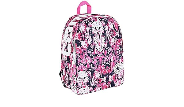 converse floral print backpack