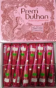 Prem Dulhan Cone Mehandi (25 g, Pack of 12)
