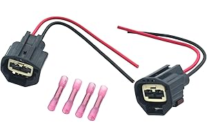 Kalunfex 2 Pcs Câble de Frein à Main électrique 8201625545 pour Grand Scénic 3 connecteur de frein de stationnement 7283-5596-10