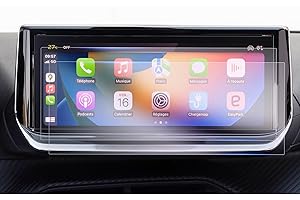 [Nuovo Restyling 2024] GAFAT Peugeot 208 2008 2023-2024 2025 10 Pollici Navigazione Pellicola Protettiva per Display, 10" Nano Pellicola per Peugeot e-208 e-2008 TouchScreen, 6H Anti-Graffio [2 Pezzi]