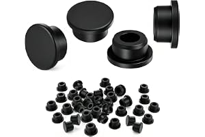 PDKKFF 4 st Svart Gummihålpluggar 42mm, Hålproppar för Hål 41-42 mm
