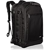 Amazon Basics Carry-On Travel Backpack with Carrying Handle, Padded Shoulder Straps, Sternum and Waist Belt and 15-Inch Lapto