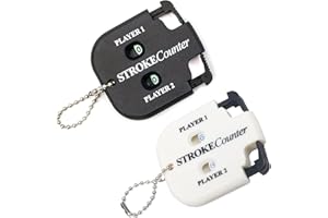 CERIOLL Compteur de Score de Golf,Mini Golf Score Shot Compteur,Compteur de Coup de Golf Compteur de Score pour 2 personnes/Score Counter,Clicker de Compteur de Sport en Plein Air,Golf de Buteur Pratique
