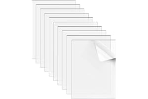 BELLE VOUS płyta akrylowa, przezroczyste płyty plastikowe (10 sztuk), szkło akrylowe o grubości 2 mm, 15 x 10 cm, szkło Plexi do projektów DIY, malowania, kaligrafii i tabliczek stołowych