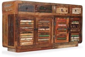 vidaXL Sideboard Recyceltes Massivholz Kommode Anrichte Mehrzweckschrank