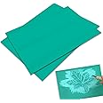 LPZMPZ Linocut Sheets A4 Linoleum Plate PVC Lino Printing Plate for Fine and Flat Surface, Made of High-Quality Linoleum, 21 x 30 cm (Green)