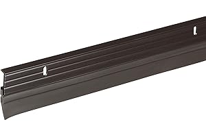 Frost King B59/36H Premium Aluminum and Vinyl Door Sweep 1-5/8-Inch by 36-Inches, Bronze