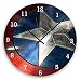 Produktbild Den Preis Kanonen – Wanduhr Marvel Kapitän América Swag aus Glas