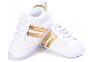 Geagodelia Neonato Scarpine Primi Passi Sneaker Bambini Bambina Scarpe Antiscivolo 0-18 Mesi