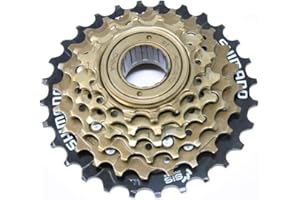Hard To Find Bike Parts Genuine Shimano 6 Speed MF-TZ-20-6 Index 14-28 Freewheel Block Screw On Cassette Cog Suits Adult And Childrens MTB Mountain Bikes